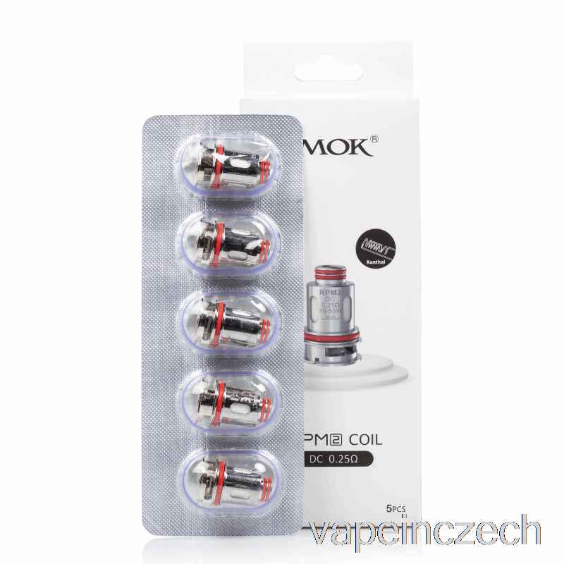 Smok Rpm 2 Náhradní Cívky 0,25ohm Rpm 2 Dc Cívky Vape Pen